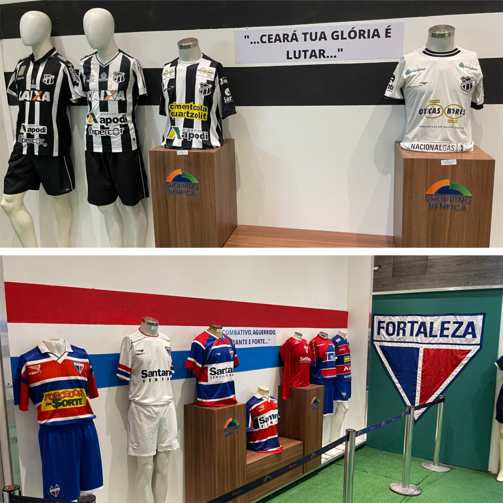 Shopping Benfica realiza Exposição Clássico-Rei com itens históricos de colecionadores