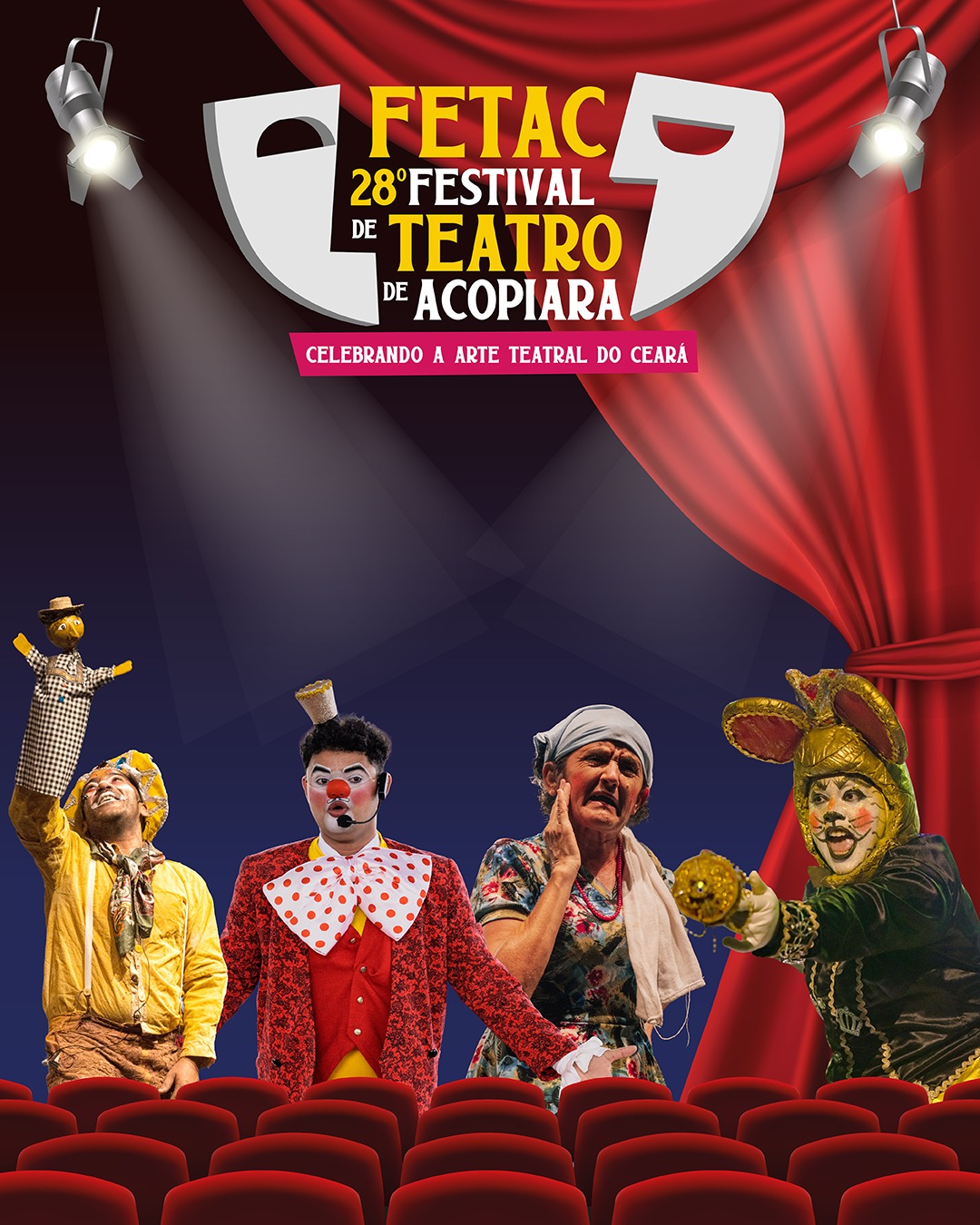 Festival de Teatro de Acopiara celebra a arte teatral cearense em sua 28ª edição