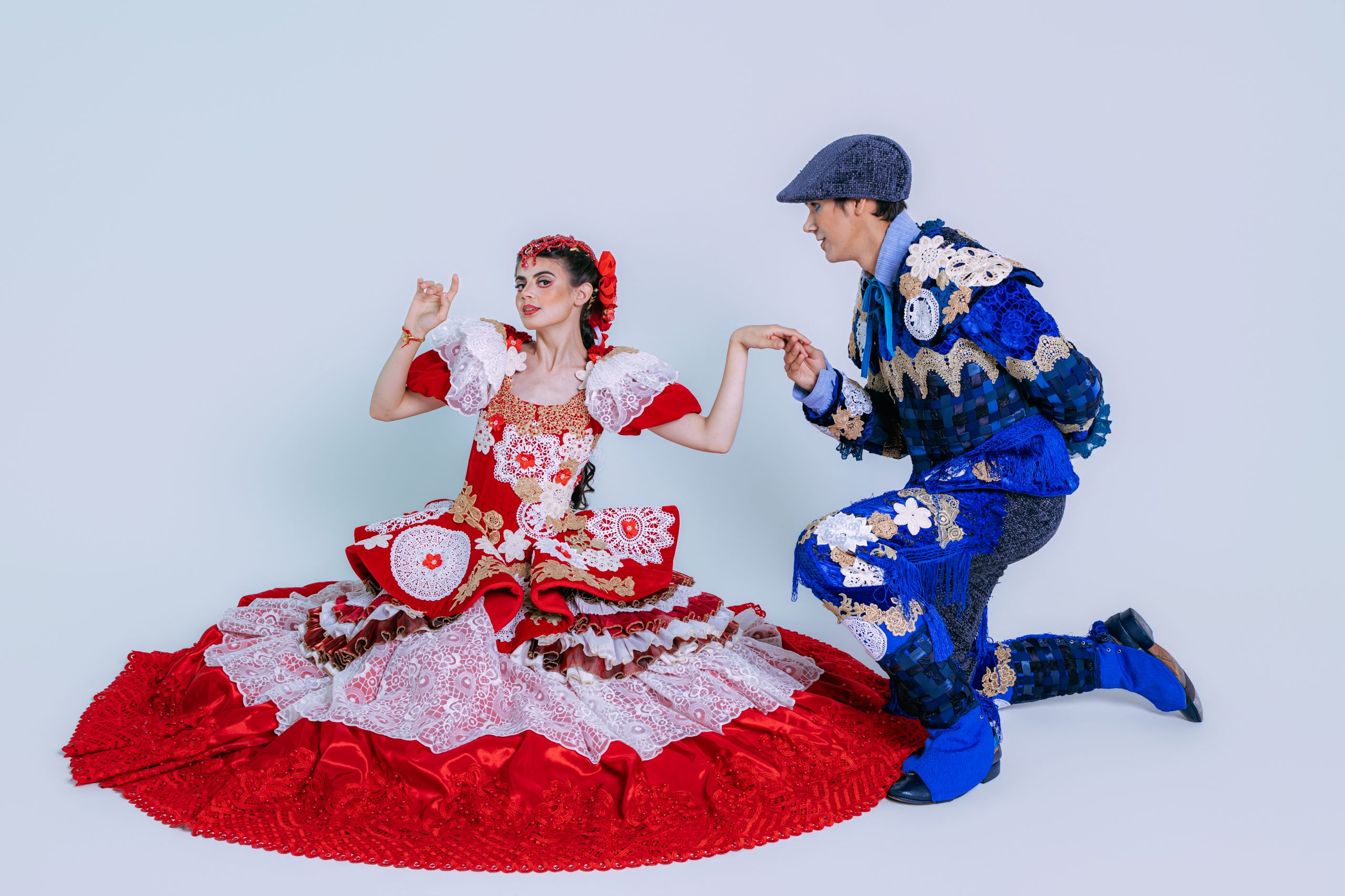 Personagens Julieta (Maria Hagge) e Romeu (Yago Reis). FOTO: Hamyle Nobre