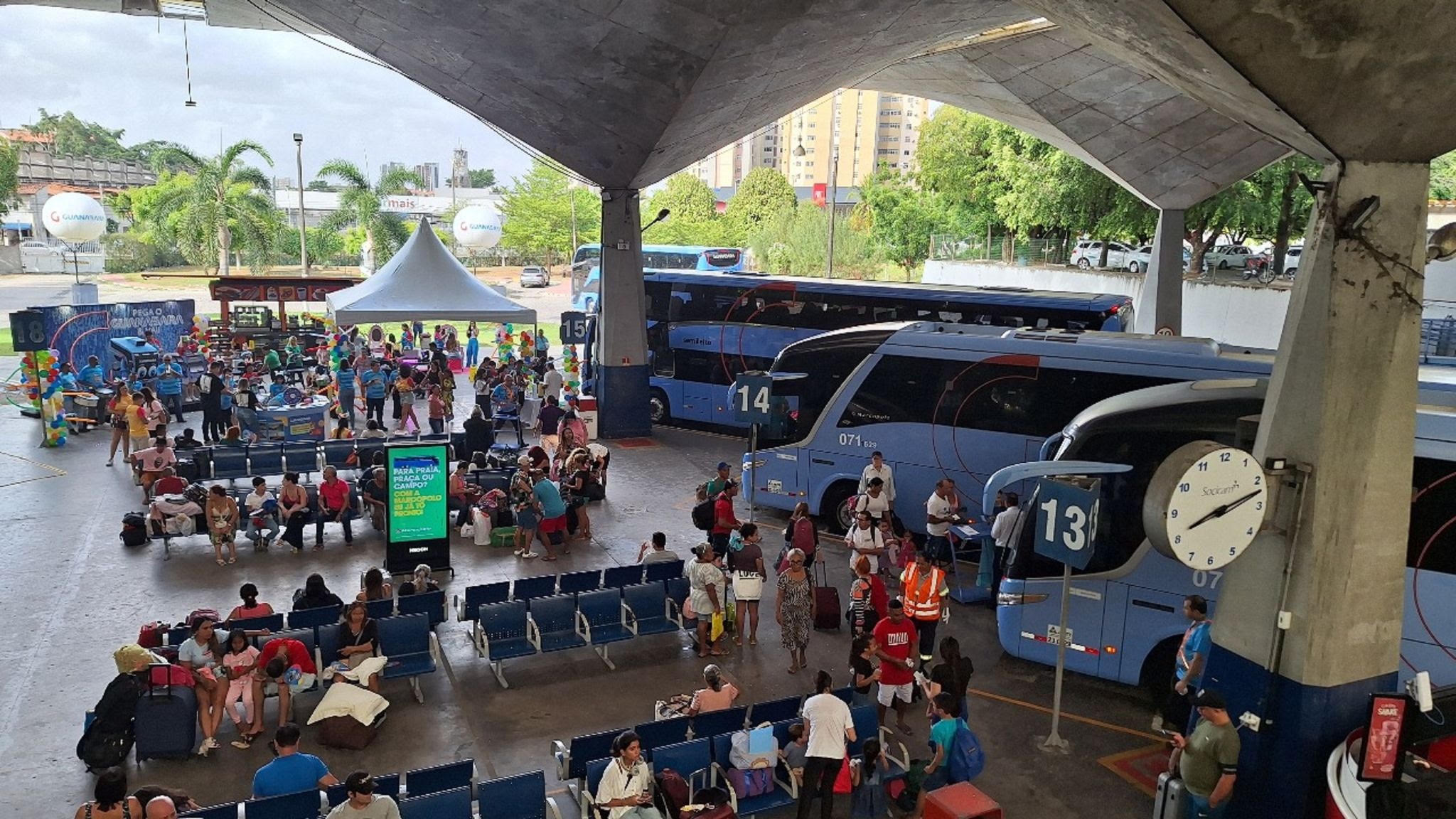 Terminais Rodoviários de Fortaleza reforçam operação para o feriado de Finados com 124 viagens extras