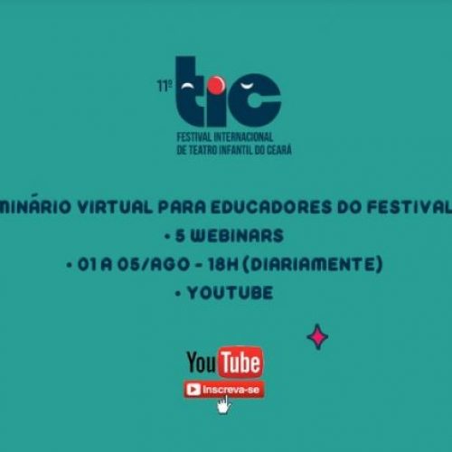 11° Festival TIC promove seminário online e gratuito sobre Cultura, Arte e Educação