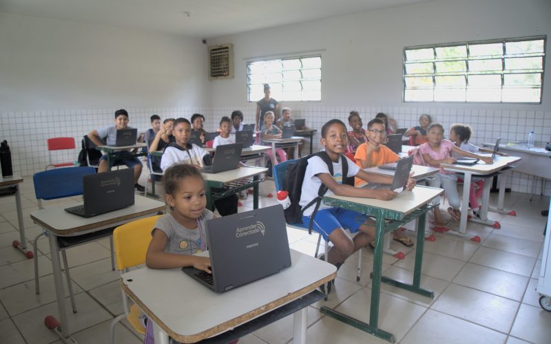 Imagem: Divulgação/Acervo Aprender Conectado (veiculação da imagem das crianças autorizada pelos responsáveis)