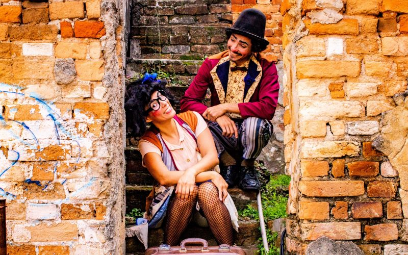 Companhia Laguz Circo e Teatro leva espetáculo “Suspiros e Burbujas” para o bairro Pici no domingo de Carnaval