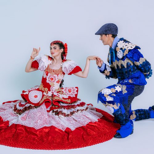 Personagens Julieta (Maria Hagge) e Romeu (Yago Reis). FOTO: Hamyle Nobre