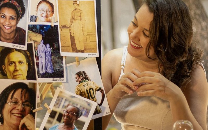 A atriz Paula Yemanjá realiza uma apresentação especial de contação de histórias, intitulado “Mnemosine: Porque a memória é feminina”